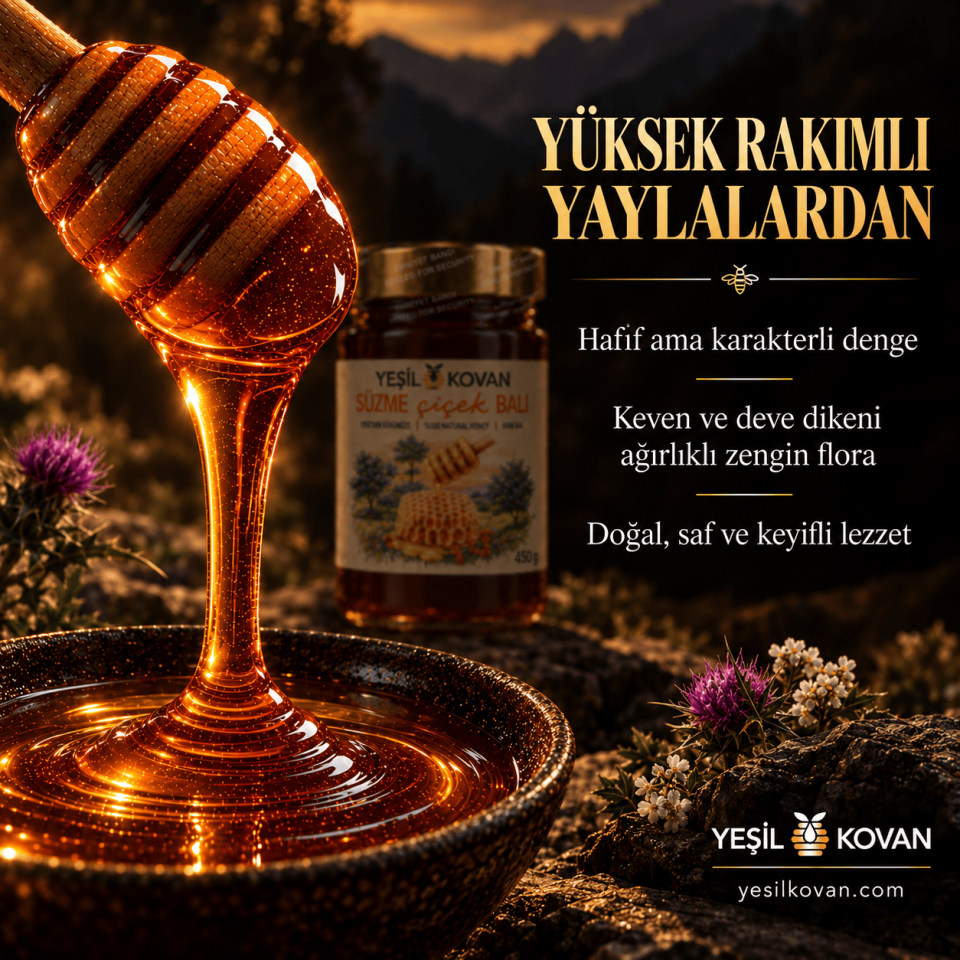 Yüksek Yayla Çiçek Balı - Süzme