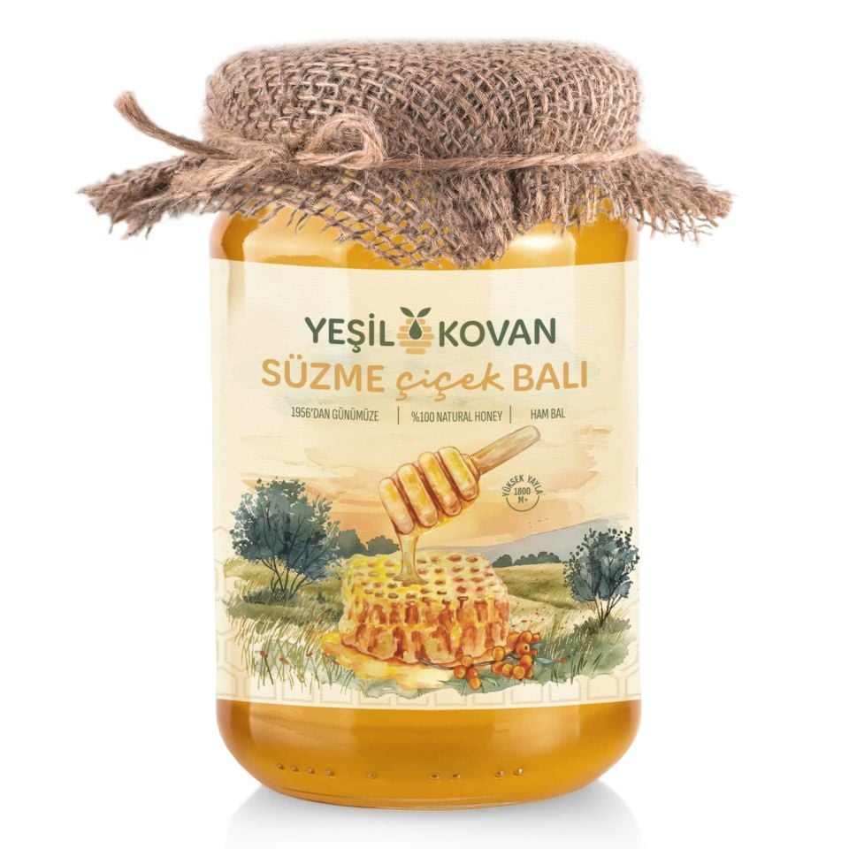 Yüksek Yayla Çiçek Balı 850 Gr - Cam Kavanoz