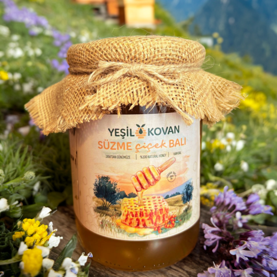 Yüksek Yayla Çiçek Balı 850 Gr - Cam Kavanoz