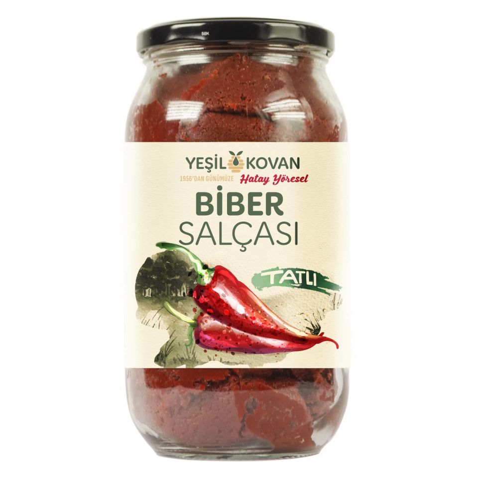 Biber Salçası (Tatlı) 650 Gr - Cam Kavanoz