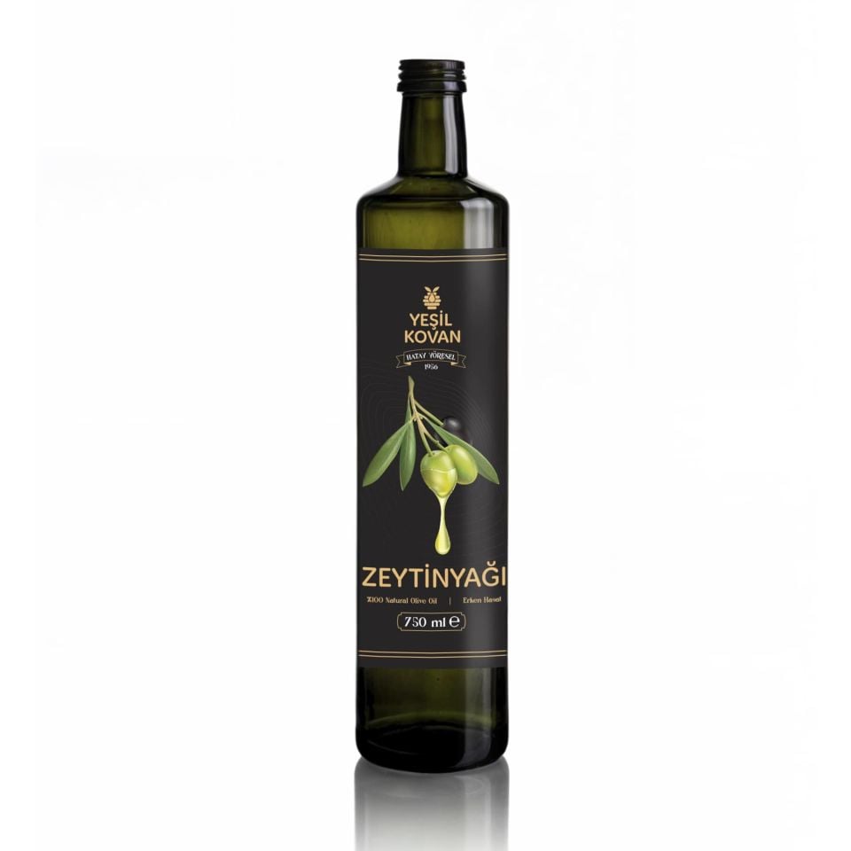 Zeytinyağı 750 ml - Erken Hasat - Cam Şişe