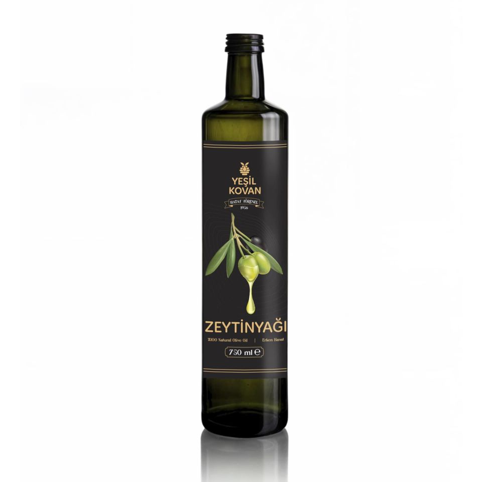 Zeytinyağı 750 ml - Erken Hasat - Cam Şişe