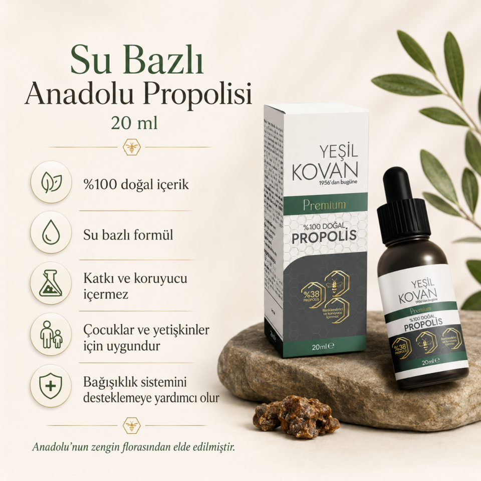 Propolis Damla 20 ml - Su Bazlı