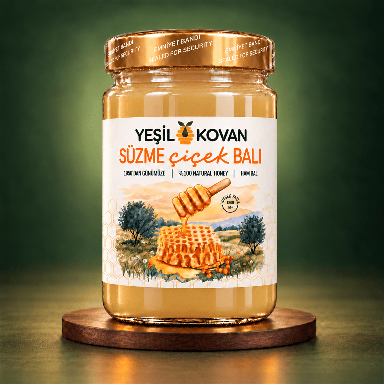 Kristalize Ham Çiçek Balı - Yüksek Yayla